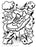 Smelly Shoe Retro Stinky Stickers® Coloring Sheet Free Printable