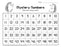 Find the Missing Numbers Free Printable