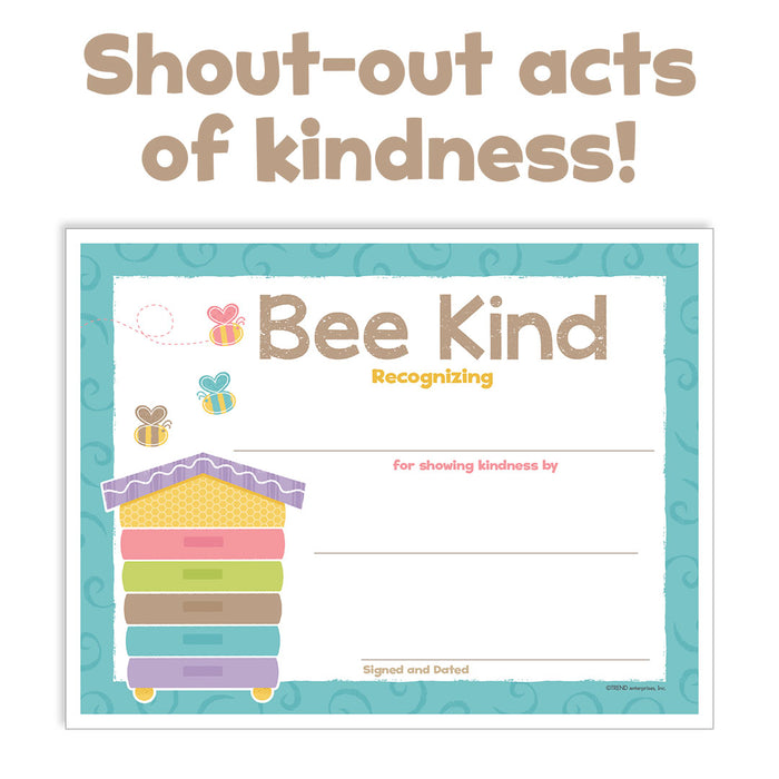digital-kindness-certificate-bee-kind-award-good-to-grow-p11935-trend-enterprises-inc for Free Printable Shout Out Cards Digital Kindness Certificate Bee Kind Award Good to Grow P11935 — TREND enterprises, Inc. for Free Printable Shout Out Cards