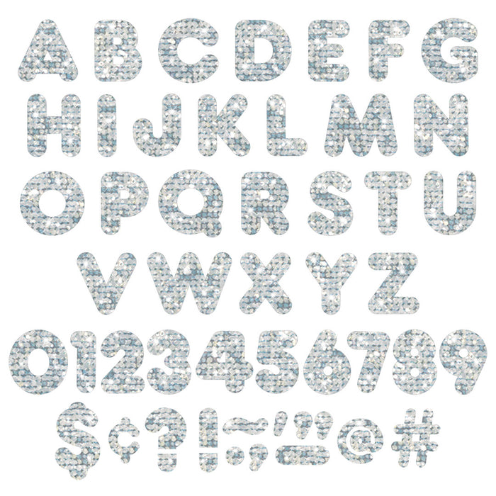 T1613-7-Letters-4-Inch-Casual-Silver-Sparkle-Alphabet