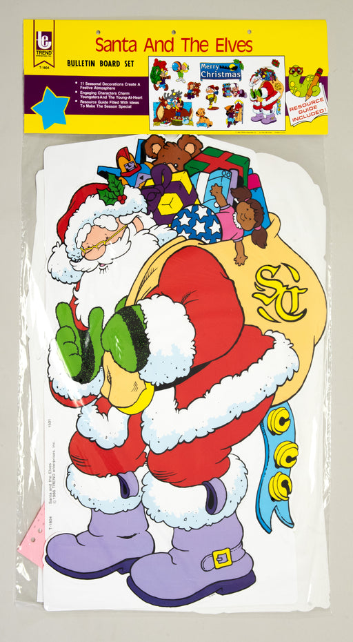 TREND Treasures: Santa & the Elves Bulletin Board Set