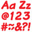 T2700-1-Letters-4-Inch-Italic-Red
