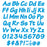 T2702-7-Letters-4-Inch-Italic-Blue-Combo-Alphabet