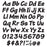 T2703-7-Letters-4-Inch-Italic-Black-Combo-Alphabet