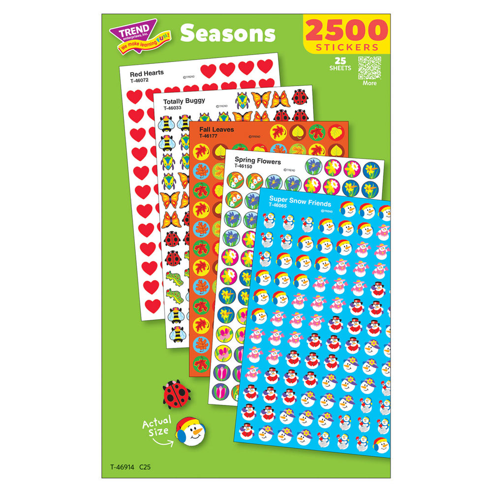 Seasons superSpots® & superShapes Stickers Variety Pack
