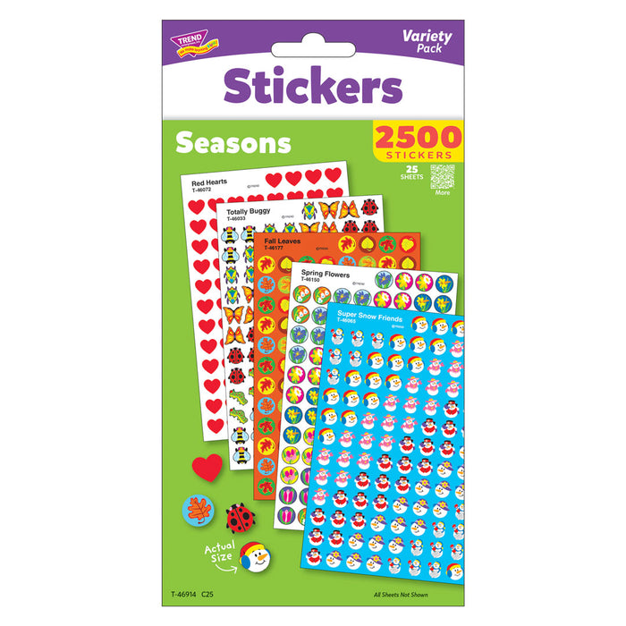 Seasons superSpots® & superShapes Stickers Variety Pack