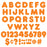 T475-7-Letters-2-Inch-Casual-Orange-Alphabet