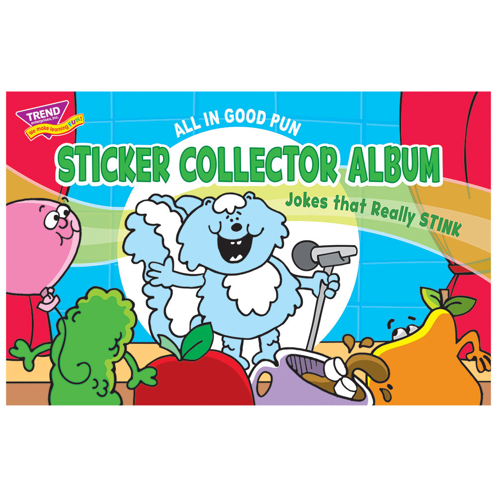 Sticker Collector Album All in Good Pun Jokes that Really Stink T49201 —  TREND enterprises, Inc.