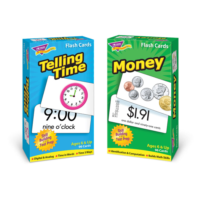 Time and Money Skill Drill Flash Cards Assortment