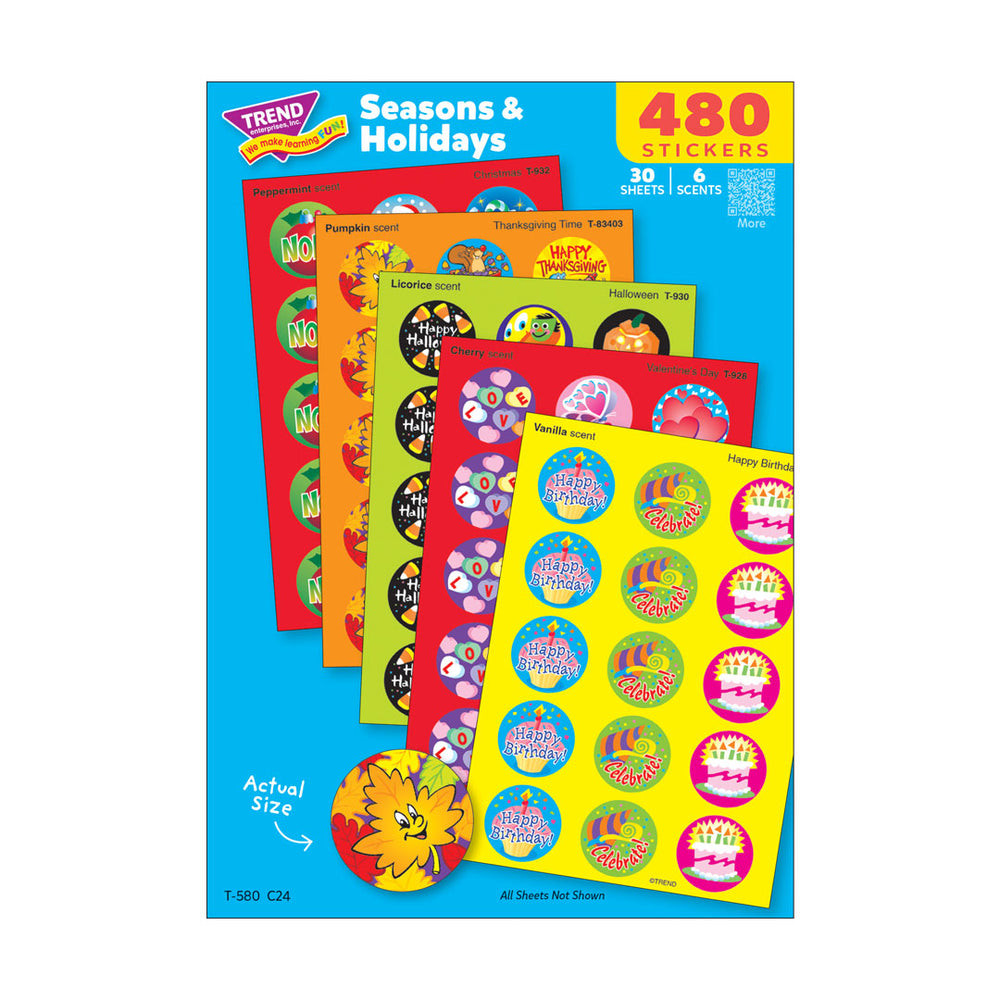 Seasons & Holidays Scratch 'n Sniff Stinky Stickers® Variety Pack