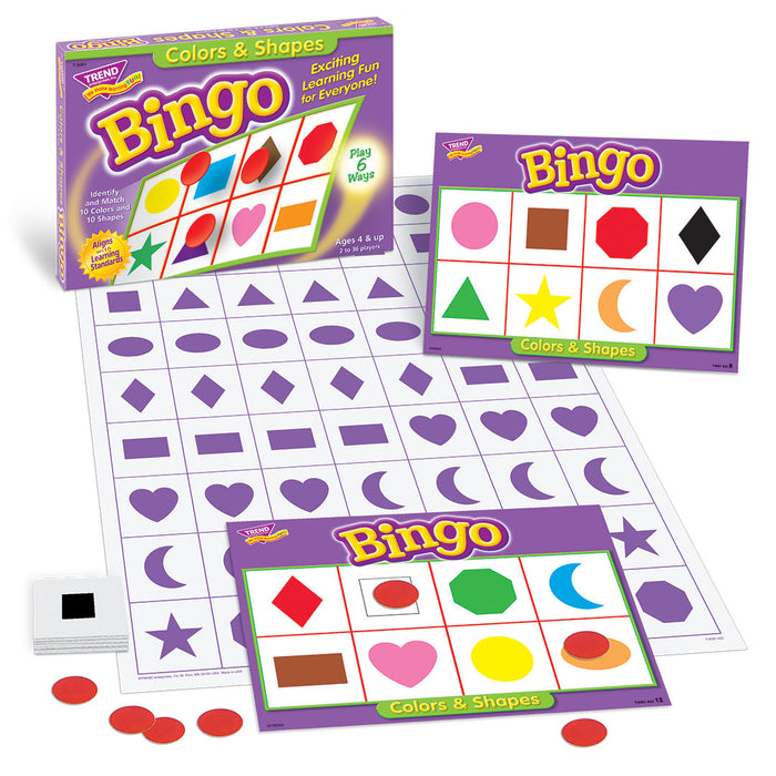 Colors & Shapes Bingo Game