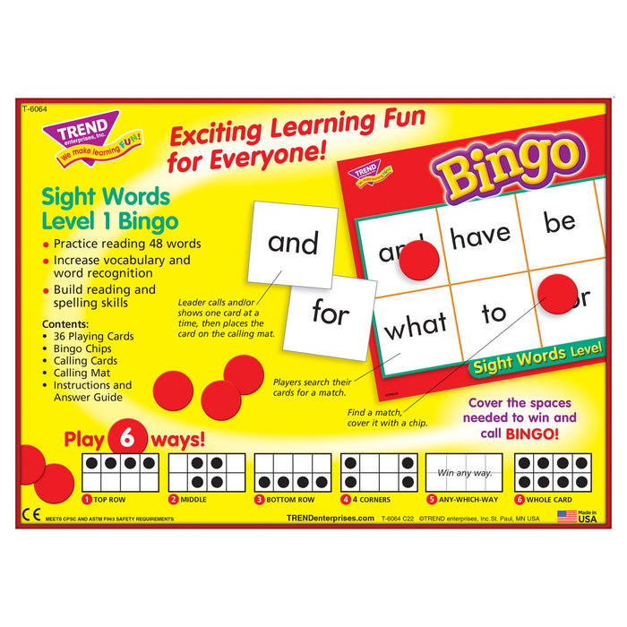 T6064-6-Bingo-Game-Sight-Words-1-Box-Back