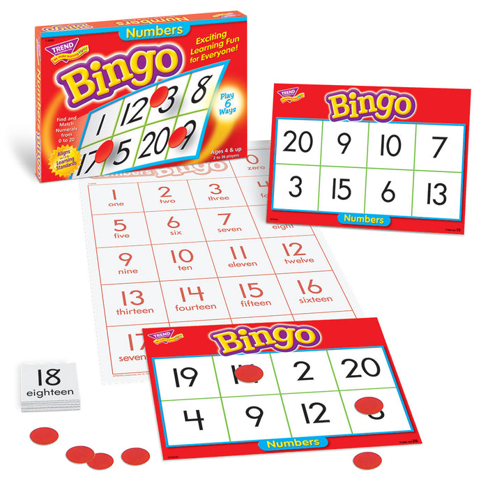 Numbers Bingo Game