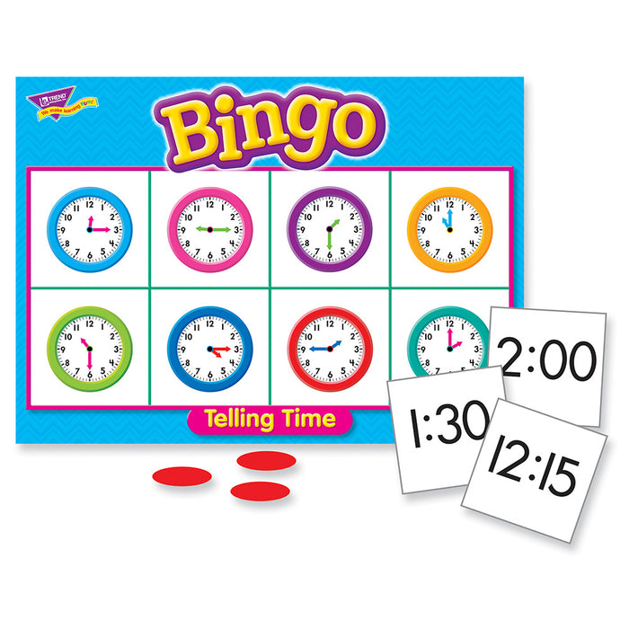 Telling Time Bingo Game