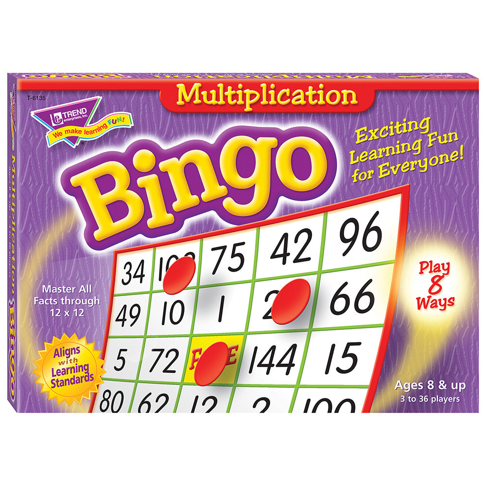 Multiplication Bingo Game
