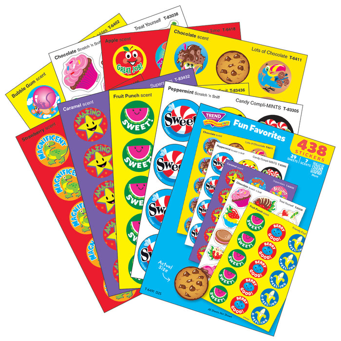 Fun Favorites Scratch 'n Sniff Stinky Stickers® Variety Pack
