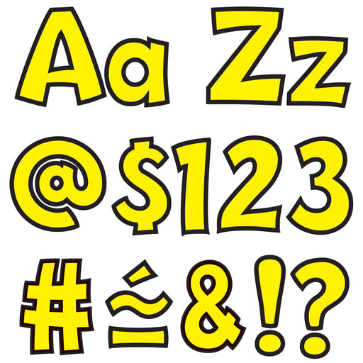 T79743-1-Letters-4-Inch-Playful-Yellow
