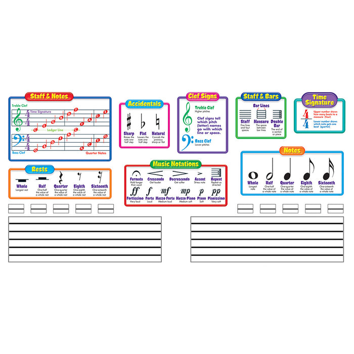 Music Symbols–Wipe-Off® Bulletin Board Set