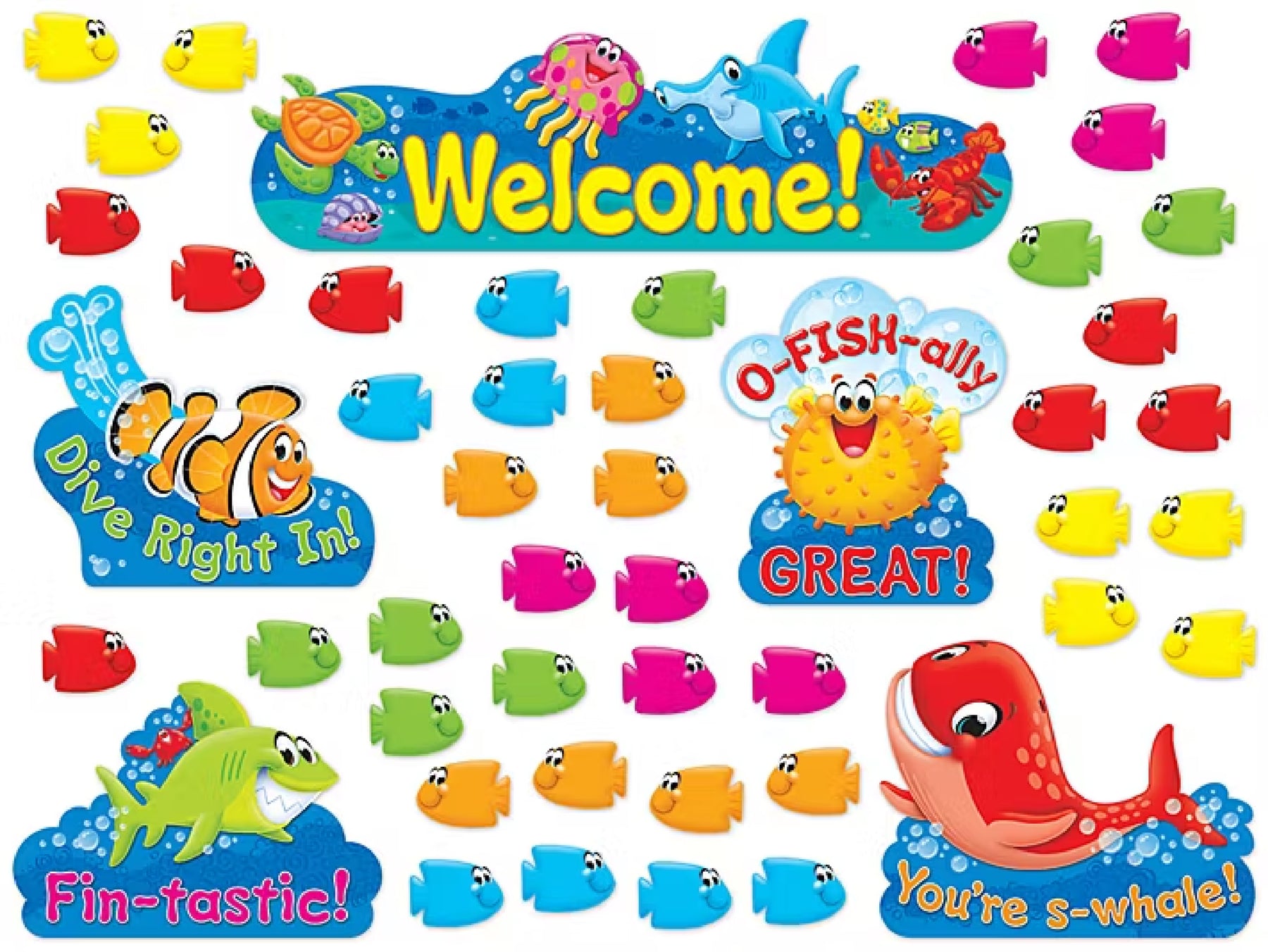 Sea Buddies® Welcome Bulletin Board Set