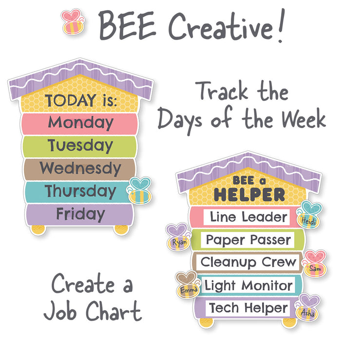 T8323-3-Bulletin-Board-Rainbow-Garden_Bee-Hive-Chart