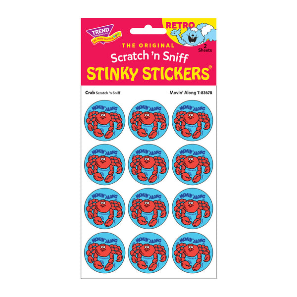 T83678-6-Stickers-Retro-Movin-Along-crab