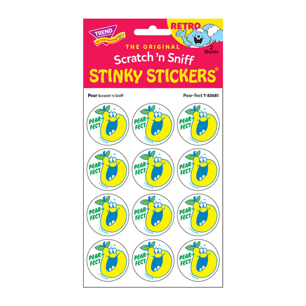 T83681-6-Stickers-Retro-Pear-fect-pear