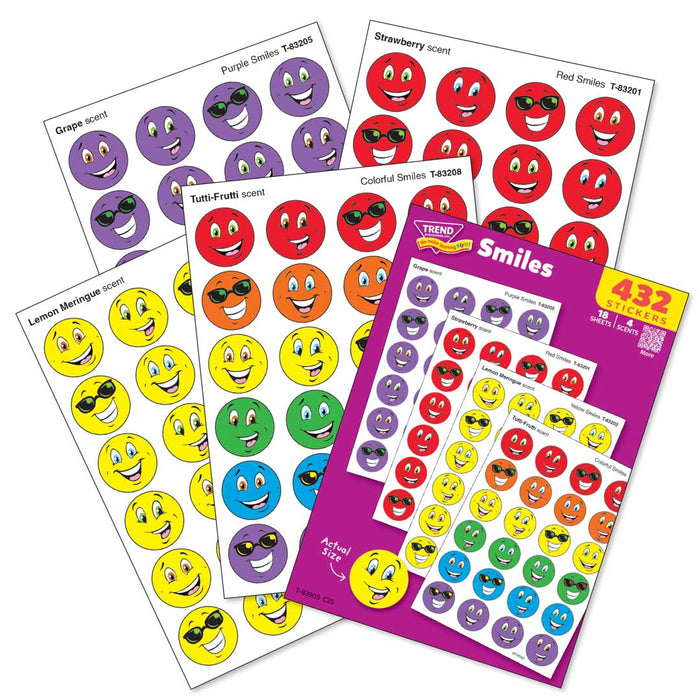 Smiles Scratch 'n Sniff Stinky Stickers® Variety Pack