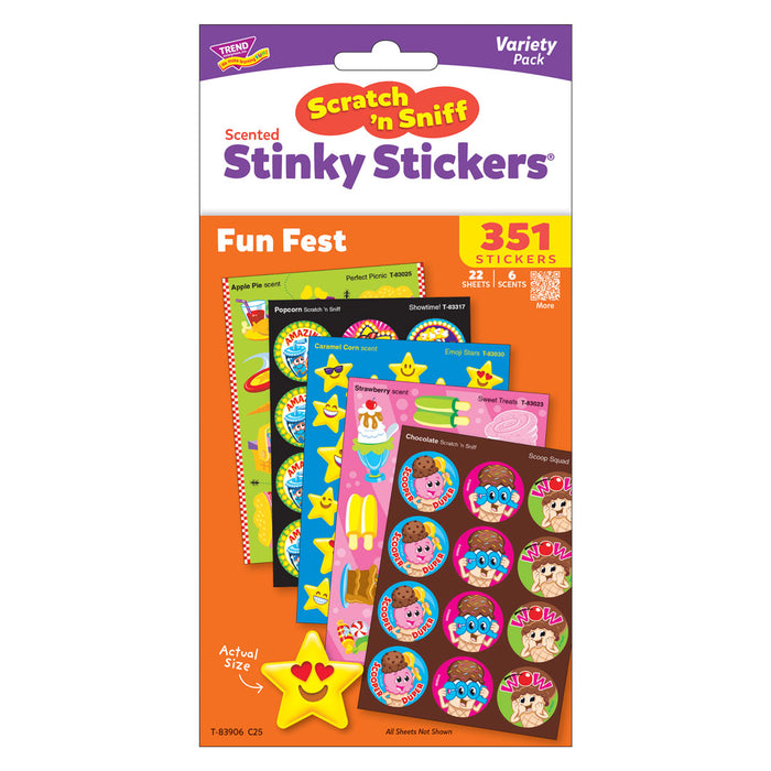 Fun Fest Scratch 'n Sniff Stinky Stickers® Variety Pack