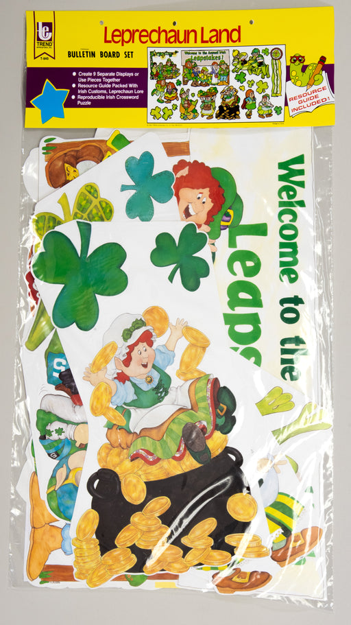 TREND Treasures: Leprechaun Land (1986 version) Bulletin Board Set