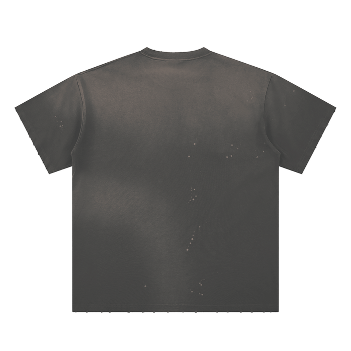 Get Down! Record Distressed Loose Fit T-Shirt