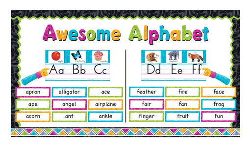 D8431 Color Harmony™ Photo Alphabet Awesome Alphabet Bulletin Board Idea