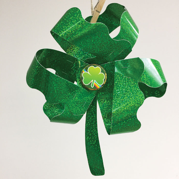 St. Patrick's Day Sparkle Shamrock DIY