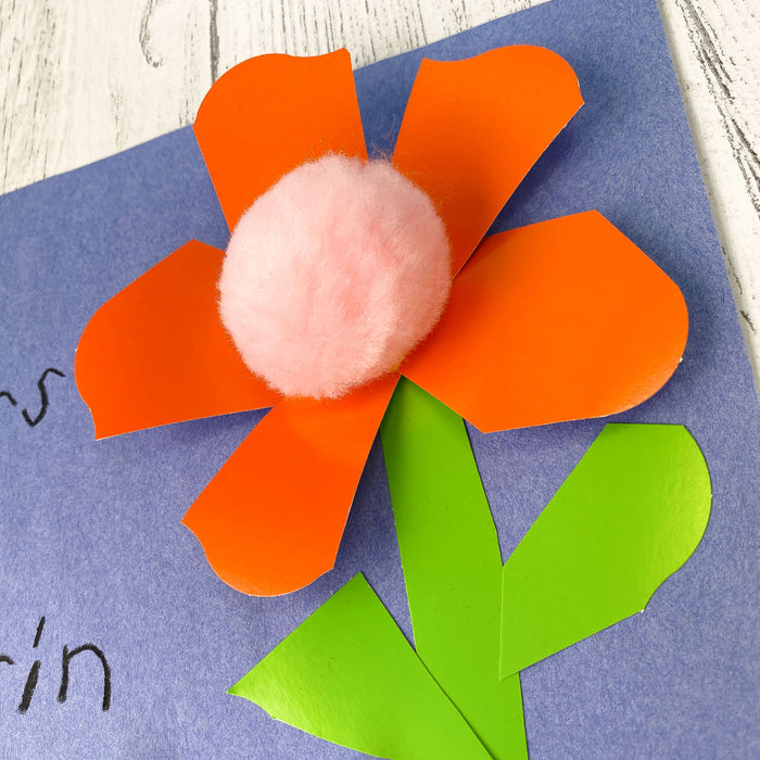 DIY158 Mothers Day Kid Craft Flowers