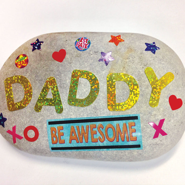 Dad Rocks Fathers Day Craft DIY