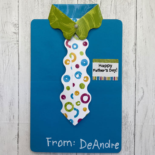 Shirt and Tie Fathers Day Card DIY