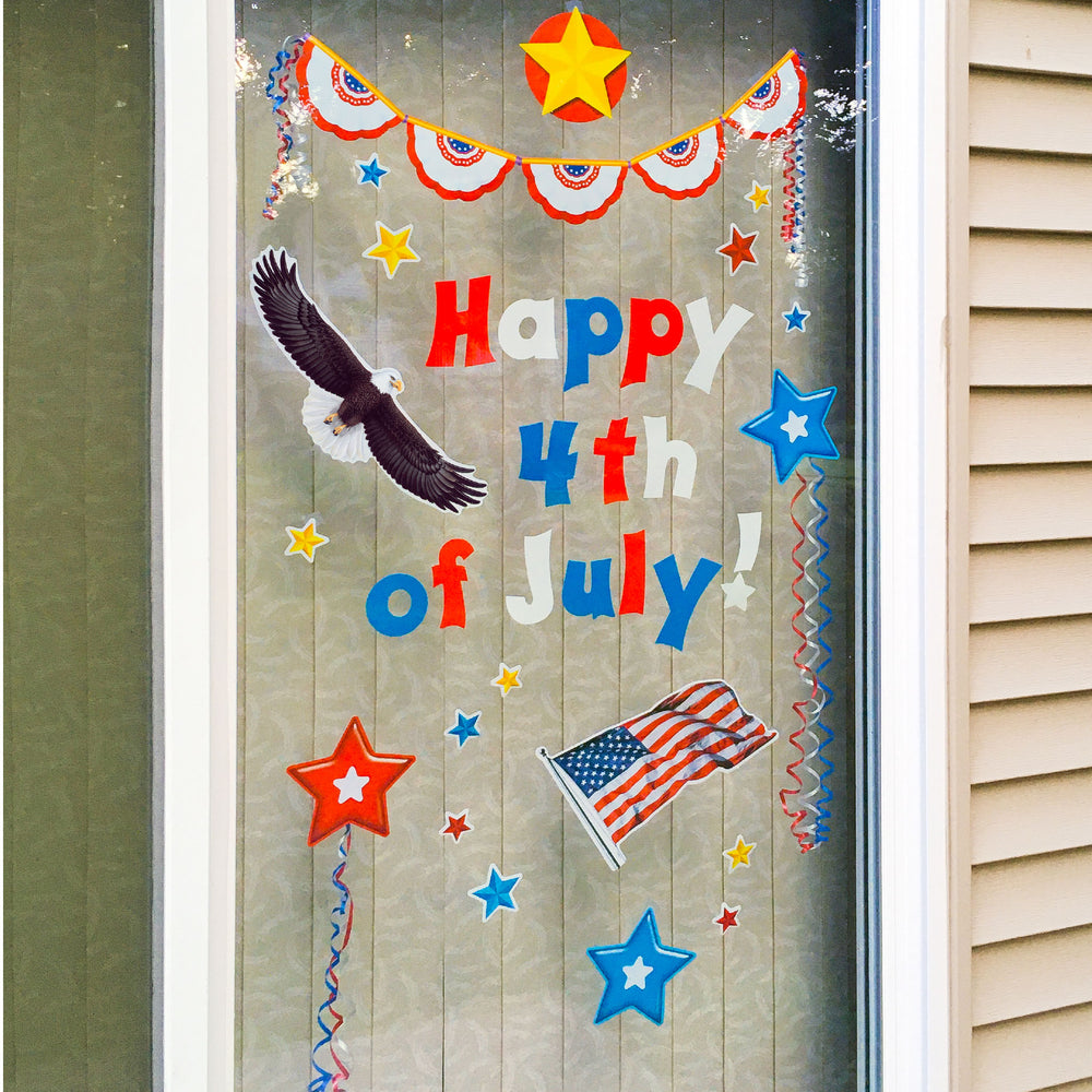 Patriotic Window Decorations DIY