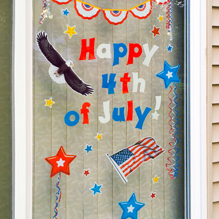 Patriotic Window Decorations DIY