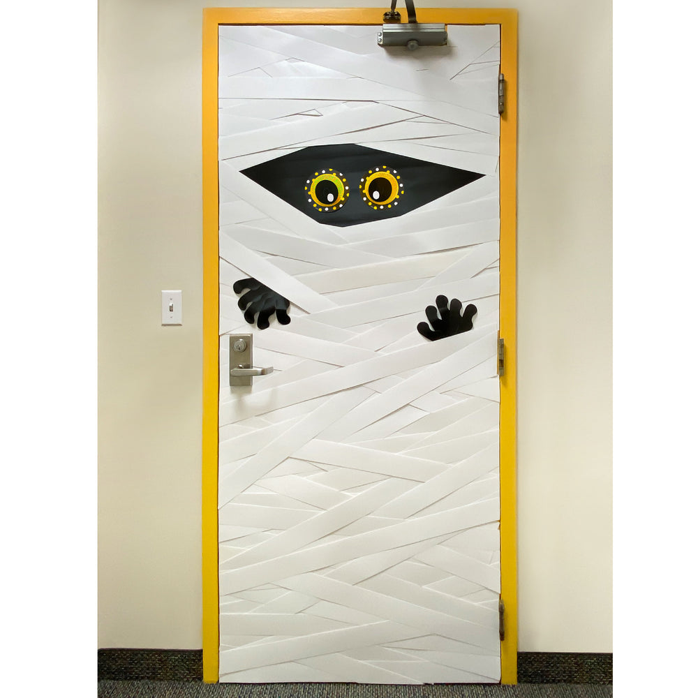 Spook-tacular Mummy Door DIY