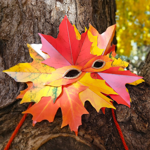 Leaf Masquerade Masks DIY