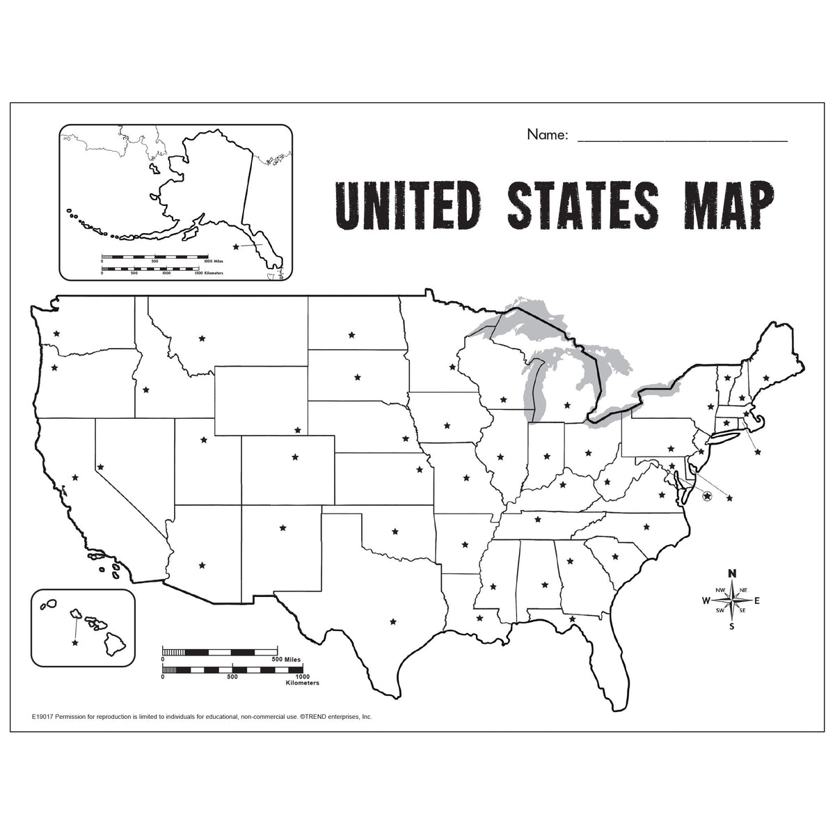 United States Map Blank Project - E19017 Blank United States Map Project Sheet Free Printable 1200x1200