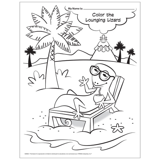 Lava Lizards Coloring Page Free Printable
