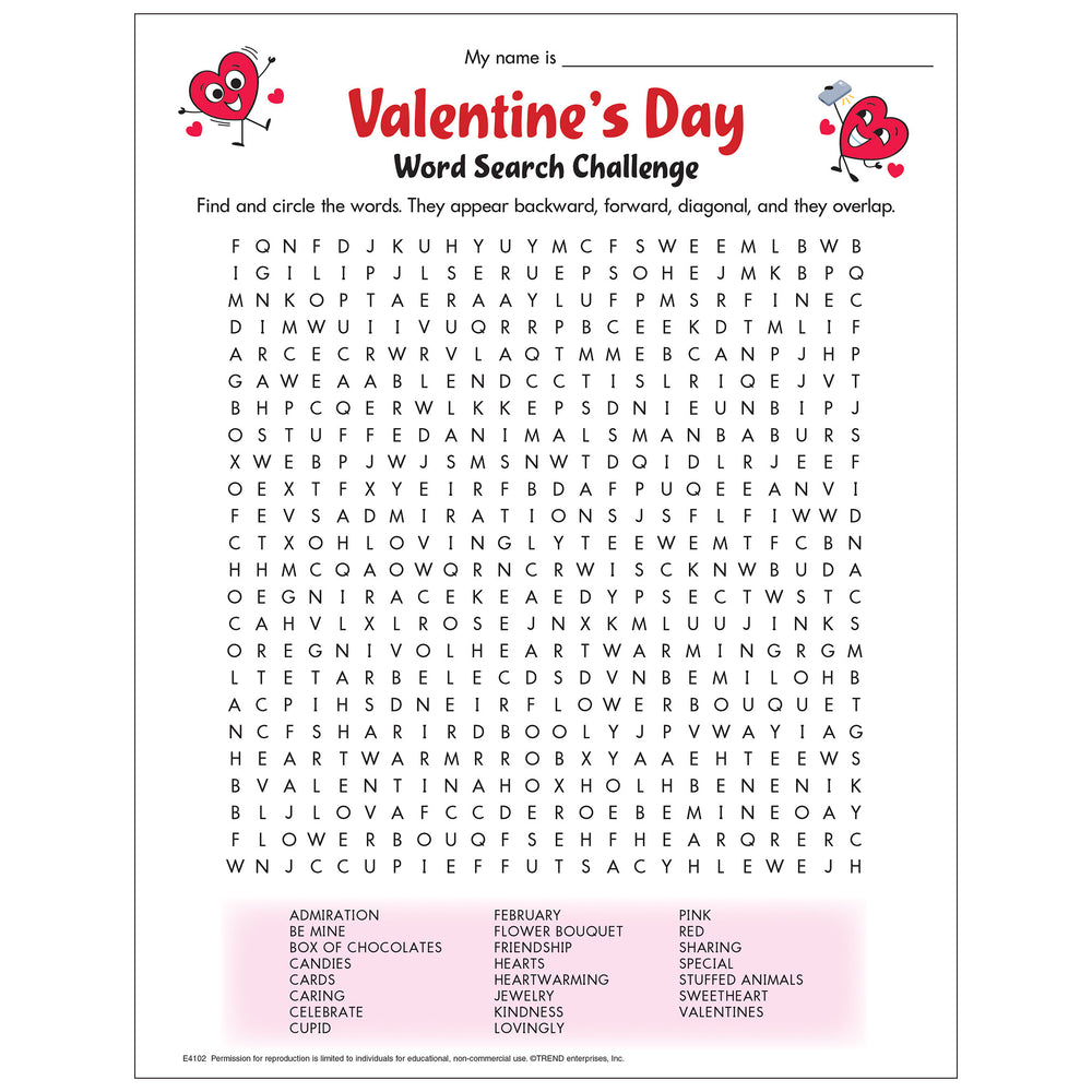 free-printable-valentine-s-day-word-search-challenge-trend-enterprises-inc for Valentine Word Search Printable Free Free Printable Valentine's Day Word Search Challenge — TREND enterprises, Inc. for Valentine Word Search Printable Free
