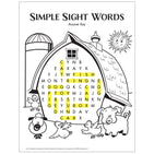 Free Printable Simple Sight Words Search — TREND enterprises, Inc.