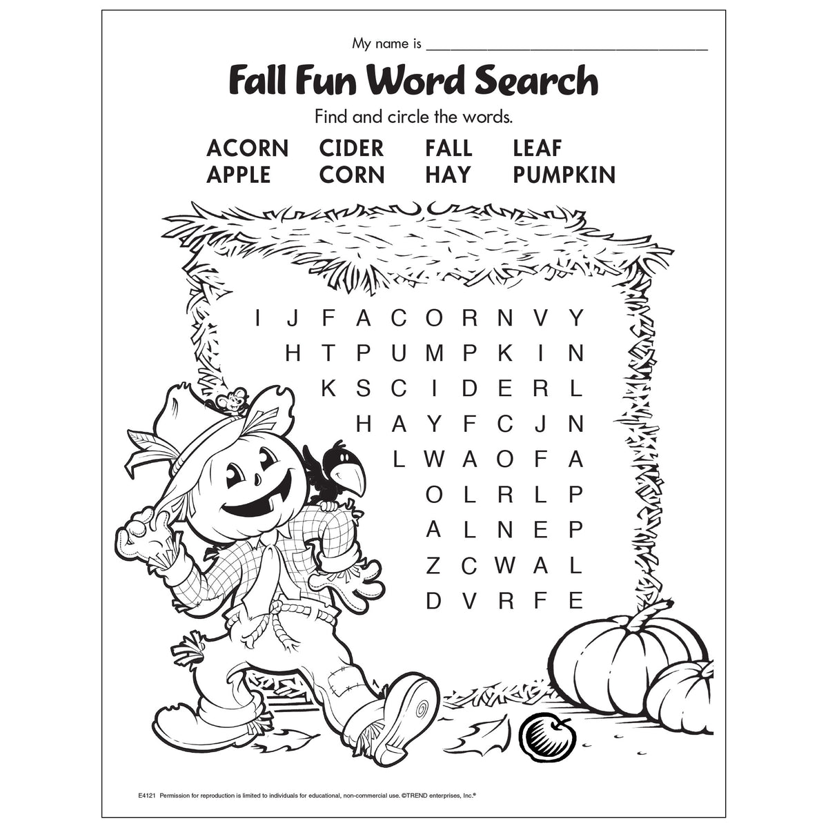 Free Printable Fall Fun Word Search — TREND enterprises, Inc. free-printable-fall-fun-word-search-trend-enterprises-inc