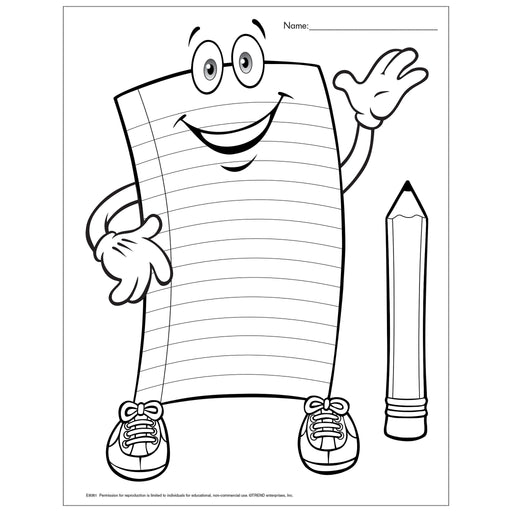 Writing Pals Blank Paper Free Printable
