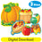 Fall Decor (Pumpkin, Apple, Corn, Acorn & Leaves, Gourd) Printable Decor Editable Cut-Outs
