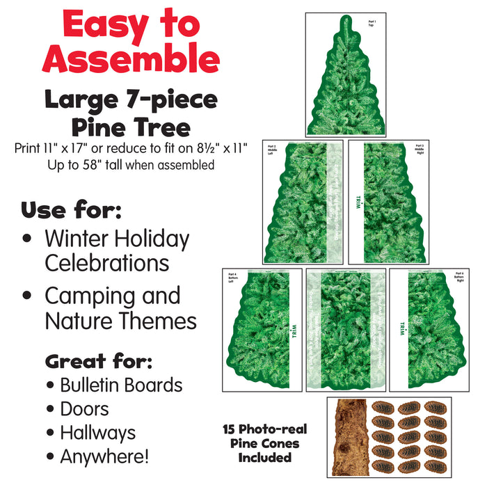 P8223-3-Evergreen-Forest-Winter-Pine-Tree-Bulletin-Board-Decor-Cut-Out