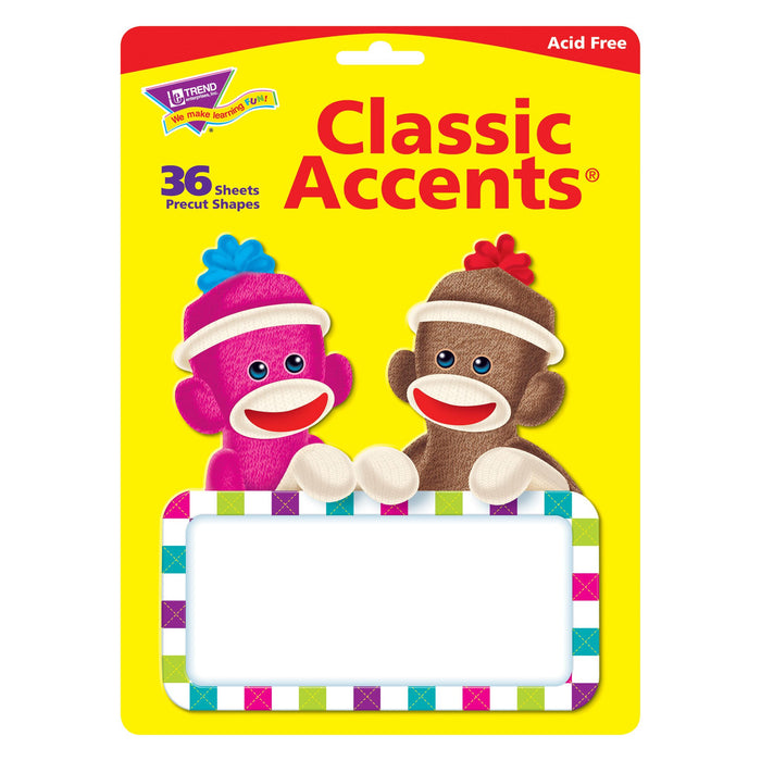 T10083 Accent Sock Monkey Sign Package
