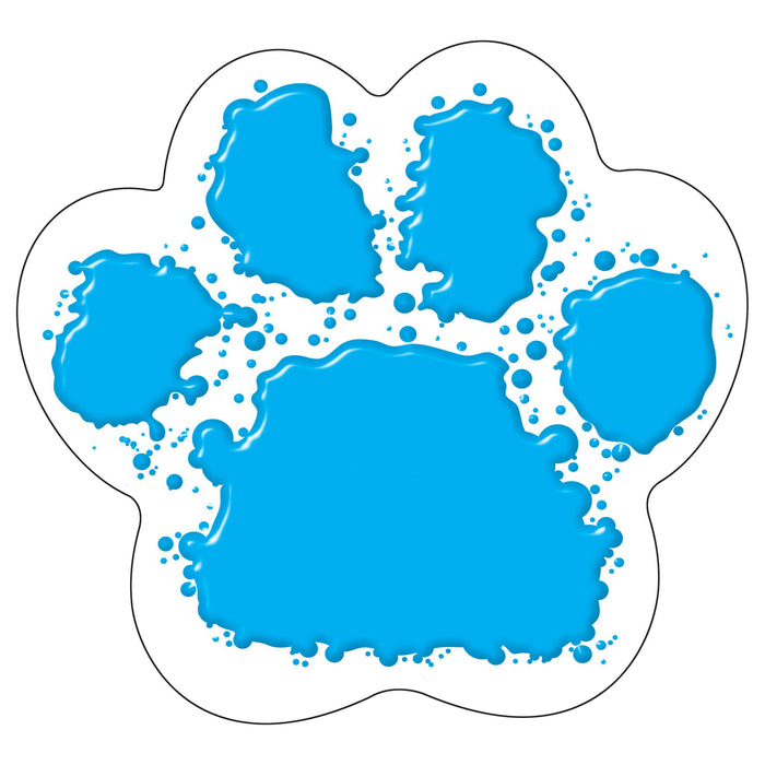 T10085 Accent Blue Paw Print