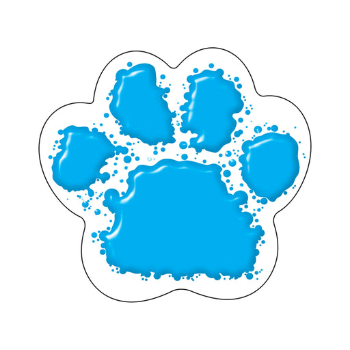 T10583 Accent Blue Paw Print